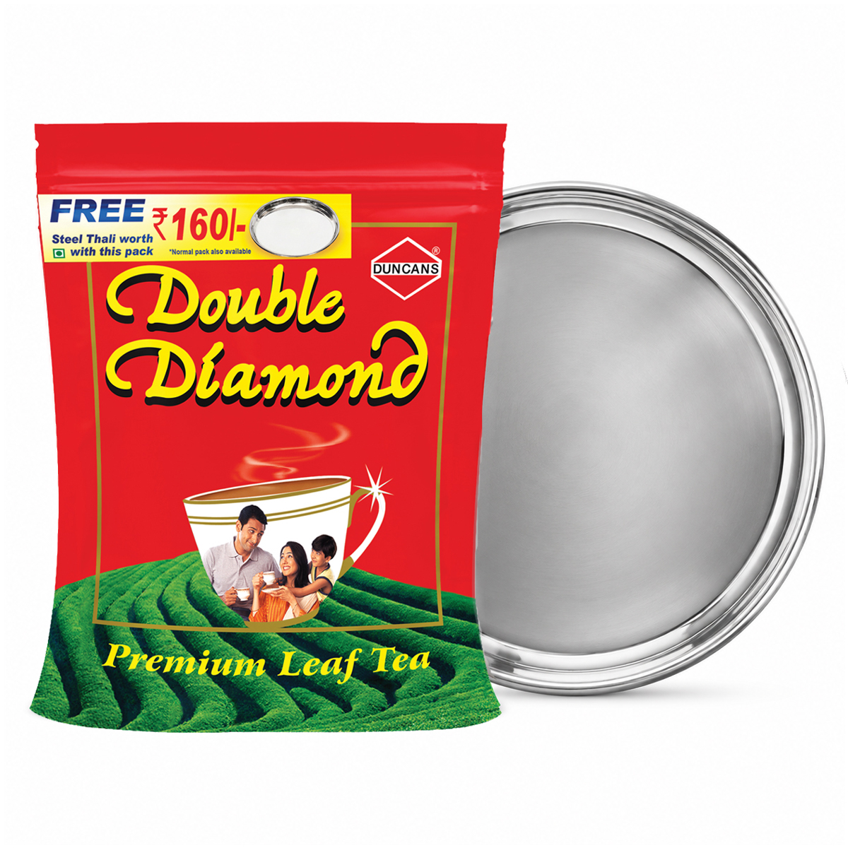 Tea with Free Stainless Steel Thali